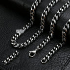 7mm Grey Cuban / 60cm 24inch