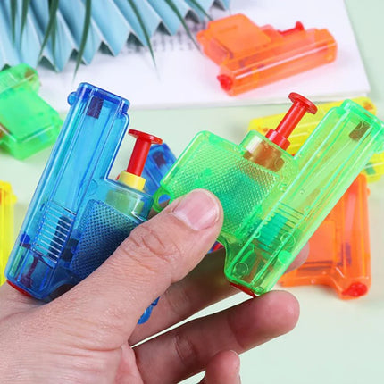 （Summer6）5 Pcs/set Summer Seasides Water Toys Handheld Manual Watergun Toy Children Adult Outdoor Swimming Pool Seasides Props