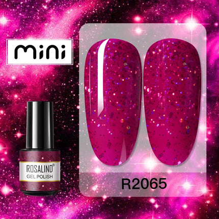 ROSALIND Temperature Changed Gel Nail Polish Soak Off Gel Varnishes Nail Art Semi Permanent Base Top Coat UV Nail Gel Polish