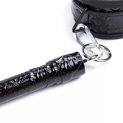 SM Sex Set Leather 7-Piece Trainer Whip, Sex Torture Tool Binding, Adult Toy Alternative Character