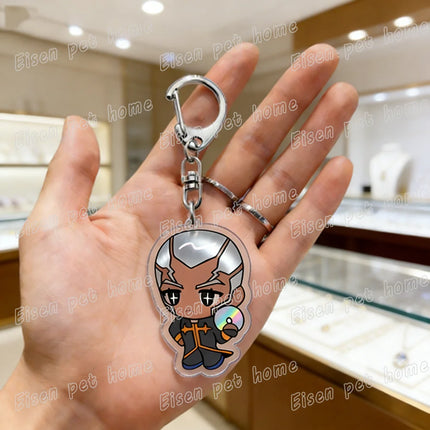 Cartoon Anime Chibi Keychain Accessories Bag Charms Keyrings Jewelry Fans Freinds Game Lovers Gifts