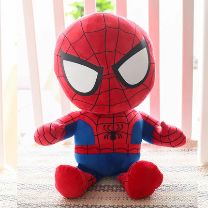 Big Size Cartoon Super Hero Plushies Captain America Spider Man Iron Man Doll Soft Stuffed Anime Plushies Birthday Gifts Kids
