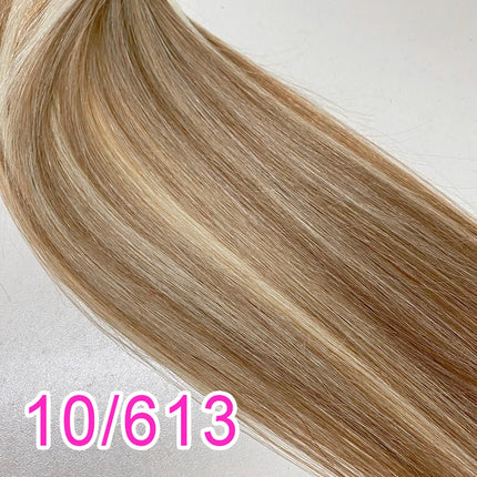 Straight Nano Rings Tip Hair Extension Ombre Natural Virgin 100% Human Hair Bulk Blonde Bundles Micro Beads Wholesale keratin
