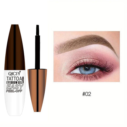 Lasting 3 Days Tattoo Easy Peel Off Eyebrow Gel Cream Types Long-Lasting Smudge-Proof Sweat Resistant  Waterproof Cosmetics
