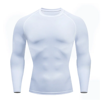 2026 Men Running T shirt Quick Dry Bodybuilding Sport Shirt Long Sleeve Compression Top Fitness Tight Rashgard Gym T-Shirt Men