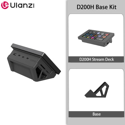 Ulanzi D200H D200 7 in 1 Stream Deck Controler Keyboard with 14 LCD Keys for OBS Live Youtube Content Creation Gaming Office