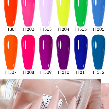 Arte Clavo Red Color Series Nail Polish UV Soak Off Varnish 15ml Manicure Nail Art Long-lasting Hema Tpo Free Gel Nail Polish