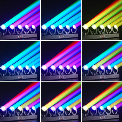 180W DJ Lights DMX512 Rotating Moving Head Beam Light Sound Control Disco Party RGBW Stage Effect For Wedding Club Event