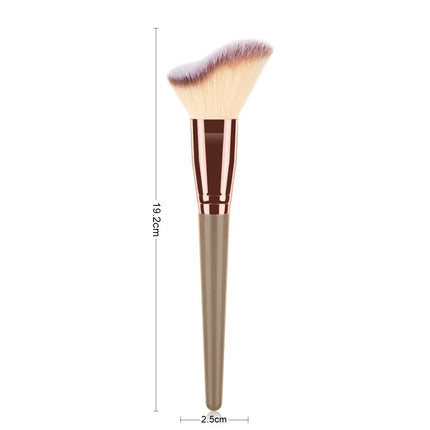 1Pcs Professional Cosmetics Make Up Tool Double-Head Multifunctional Shadow Highlight Blush Eyebrow Eyelash Beauty Brush