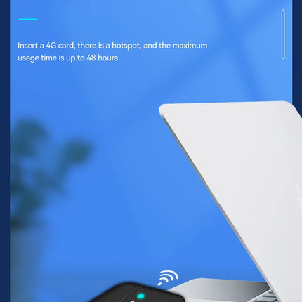 JODUXE 4G LTE WiFi Router WiFi 6 10000mAh Mobile WiFi Wireless Modem Pocket WiFi 300Mbps Hotspot Global Frequency Bands