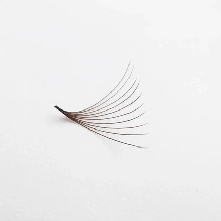 SupMacio Brown Premade Fan Lash Extensions 3D/5D/6D/8D/10D Thin Pointy Base 500 Fans Loose Promade Volume Lashes Makeup Cilio
