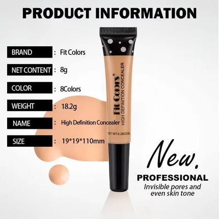 High Quality Professional Makeup Base Foundation Cream for Face Concealer Contouring for Face Bronzer Beauty Women's Cosmetics