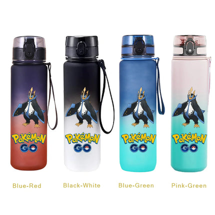 650ML Pikachu Anime Pokemon Portable Plastic Water Bottle High Capacity Outdoor Pikachu Water Cup for Kids Sports Water Bottle