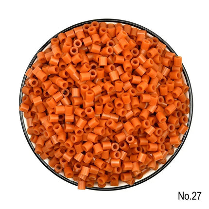DIY Plastic 5mm Perler Hama Beads Fuse Beads Toys Eco-friendly Material Pegboard Iron Pixel Puzzle Birthday Gift for Boys Girls