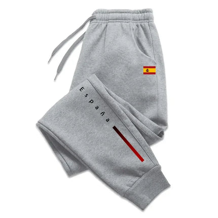 All Season Male Home Outdoor Comfort Soft Trousers 2026 New in Men's Sweatpants Fashion Espana Print Casual Sports Jogger Pants