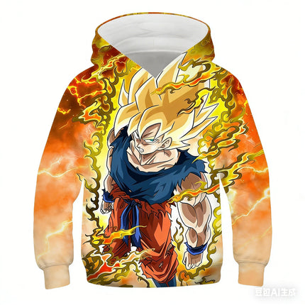 Dragon Ball 3d Printed Hooded Sweatshirt Autumn Clothing For Kids Adults Same Style 2025 Cartoon Anime Clothing And Hoodies Tops