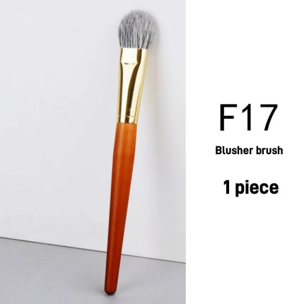 Natural Hair Blush Brush Face Highlighter Shadow Makeup Brushes Natural Goat Hairs Bronzer Pro Essential Cosmetic Tools