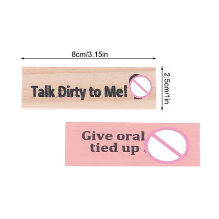48Pcs Sex Block Tumbling Tower Stacking Games Game For Adults Sex Toys Valentine Wooden Block For Couples Erotica Party Block