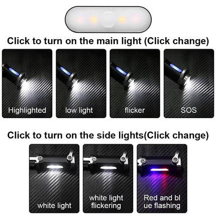 Mini Keychain Light Multi-Functional Portable Outdoor Hook Pocket Floodlight Flashlight - Durable LED Lighting Tool