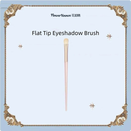 Flower Knows Midsummer Fairytales Makeup Brushes for Eye and Face,Blending Vegan Brush for Foundation Eyeshadow