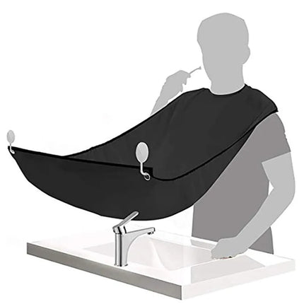 Men's Shave Beard Collector Non-Stick Beard Shaving Cape With Strong Suction Cup Men Gift Beard Gathering Cloth Bib Apron