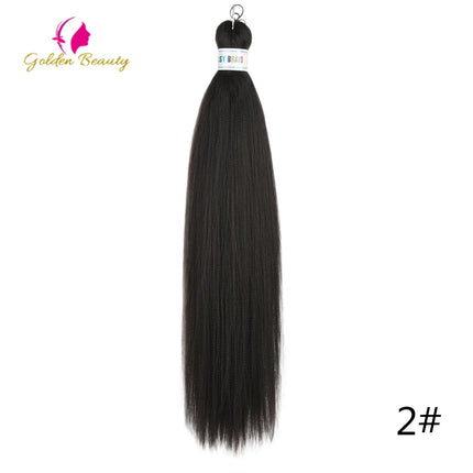 26"Corlorful Selling Jumbo Easy Braiding Hair Ombre Rainbow Braiding Cosplay Hair Synthetic Pre Stretched Hair Braids wigs