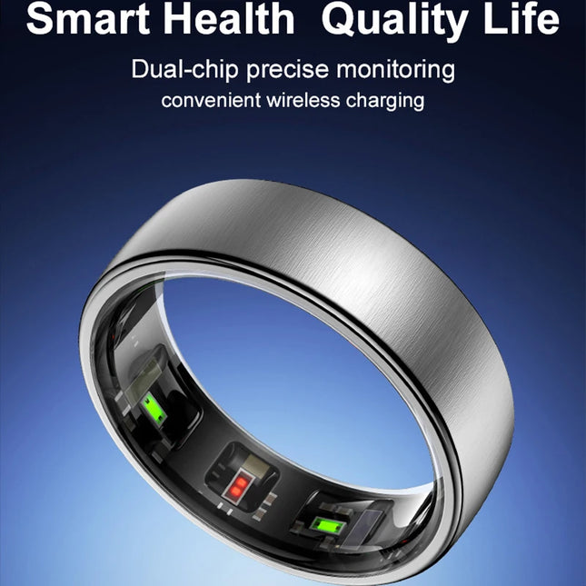 R10 Charging Case Smart Ring Men Women Skin Temperature Health Sleep Monitor Smart Ring Sport Fitness Tracker For Android IOS