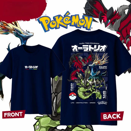 2026 Summer Hot Sale Pokemon Legendary Evolution Cotton T-Shirt, Loose Casual Sport Tee for Adults Kids, Family Matching Tops