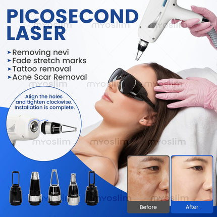 FAC 5000W 2 IN 1 Handle Pre Ignition 808 Diode Laser Permanent Painless Hair Removal Picosecond Laser Tattoo Removal Machine