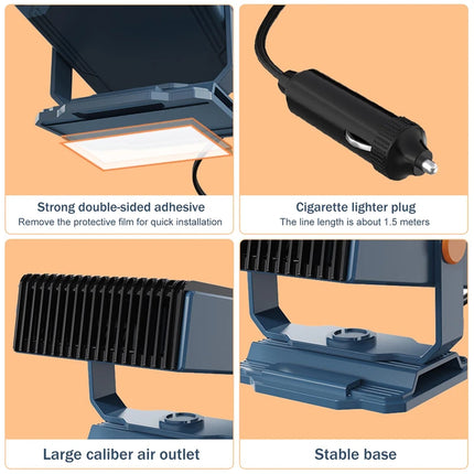 12V Car Mounted Heater With 360 ° Rotating Bracket For Defrosting Defogging Both Cooling Heating Purposes Car Heater New 2026