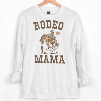 Vintage Cowboy Style Couple Matching Clothing "Rodeo Daddy/Mama" Crewneck Long Sleeve Women Men Husband Wife Sweatshirts