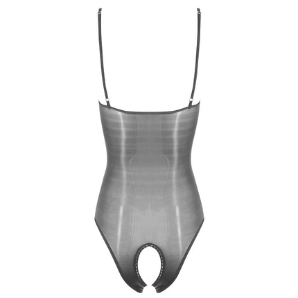 Womens Sexy Bodycon Bodysuit Exotic Teddies Adjustable Strap See Through Lingerie Tights Stretchy High Cut One Piece Swimsuit