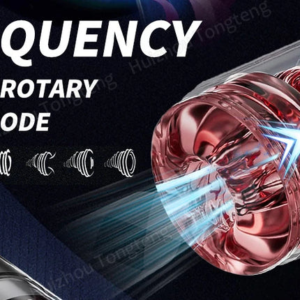 Telescopic Rotation Masturbator Cup Vagina Masturbation Blowjob Adults Sex Toys for Men Male Piston Automatic Mastubator
