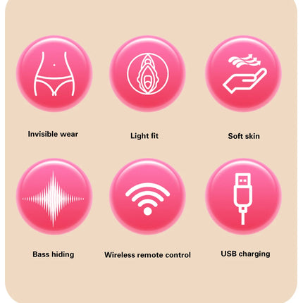 Wearable Remote Control Vibrator Dildo Vibrators G-spot Clitoris Invisible Butterfly Panties Vibrating Egg for Women Sex Toys 18