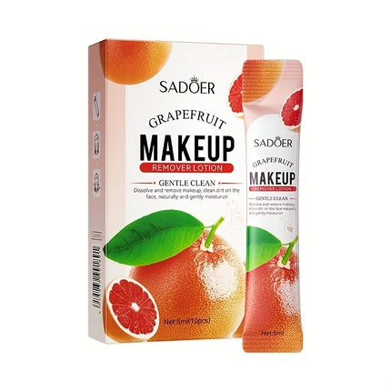 10/20 Pieces of Makeup Remover, Gently Removes Makeup from the Face, Lips, and Eyes, Refreshing and Lightweight, with a Gentle Formula Suitable for All Light Beige Skin Types, the Makeup Remover Oil Features a Simple Bottle D