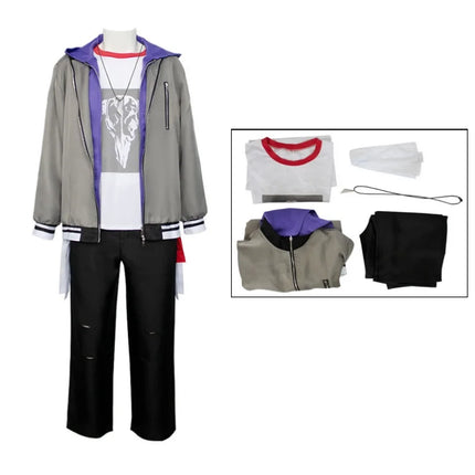 Anime game Mikuu Aoyagi Toya Cosplay Costume Project Sekai Role playing holiday Halloween party Anime Women men Game cos suits