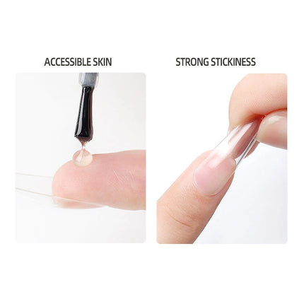 JTING 1pc 15ml Professional Wholesale Press on Nail Gel Glue Adhesive Nail Gel Polish Glue Tips Nails Soft Gel