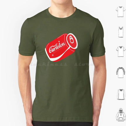 Carleton Coke Can T Shirt Big Size 100% Cotton Coke Carleton Carleton University