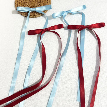 Fashion Bow Ribbon Hair Clips For Women Girls Lace Hairpins Barrettes Set Korean Bow Clips Party Hair Accessories Headwear Gifts