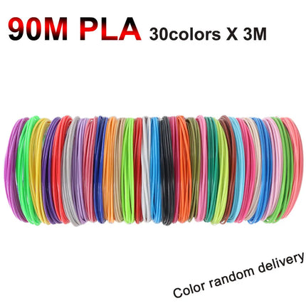 PLA Filament for 3D Pen Printing 10/20/30 Colors Diameter 1.75mm 200M Odorless Safe Plastic Refill for 3D children Printing Pen