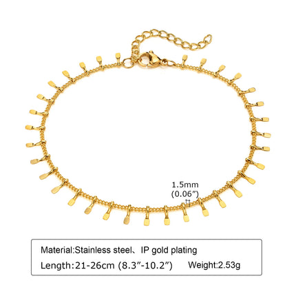Stainless Steel Lucky Evil Eye Anklet Bracelet for Women, Blue Eye Beaded Chain Foot Anklets Summer Beach Lucky Amulet Gift