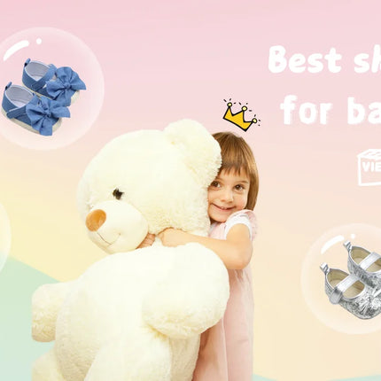 RABEISIR baby shoes princess shoes baby walking shoes 6-12-18 months soft sole breathable