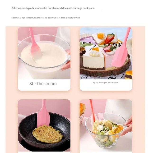 3pcs/5pcs Colored Baking Set | Macaron-Colored Baking Tools – Cake Frosting and Decorating Tools, Cheese Kitchen Utensils