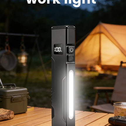 EDC Flashlight Magnetic UV Black Light RGB Side Light Pen Clip Waterproof for Outdoor Inspection Money Detecting Daily Carry