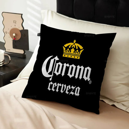 C-Corona E-Extra Beer Cushion Cover Inches Farmhouse Decor Home Throw Pillow Covers For Couch Decorations
