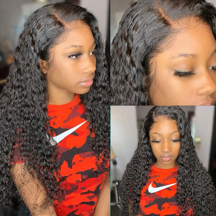 Deep Wave 4x4 Lace Closure 100% Human Hair Closure Soft Remy Hair Brazilian Deep Wave Closure Human Hair Pre Plucked