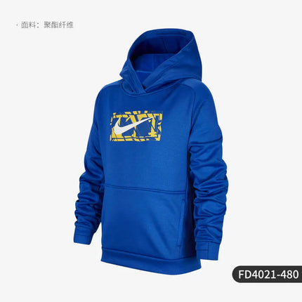 Nike genuine New Season Kids Fashionable Sport Hooded Sweatshirt FD4021-480