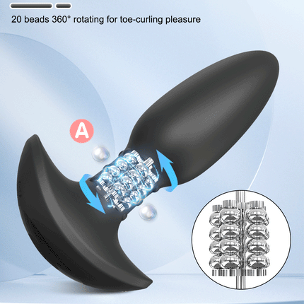 360° Rotation Vibration Anal Plug Butt Plug Sex Toys for Women Men APP Prostate Massager Wiggle  Anal Vibrator Sex Toy for Male