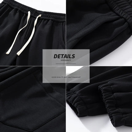 2024 New in Spring Sweat Pants Men Loose Drawstring Jogger Sports Trousers Male Autumn Big Size Casual Sweatpants Plus Large 8XL