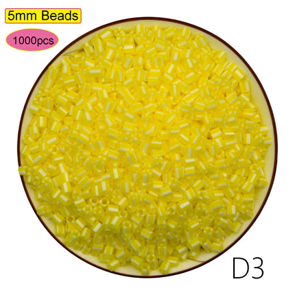 New Colors 1000pcs/pack 5mm Hama Beads Puzzle Education Toys Juguetes 3D Puzzles Jigsaw Puzzle Perler Beads Fuse Beads for Kids